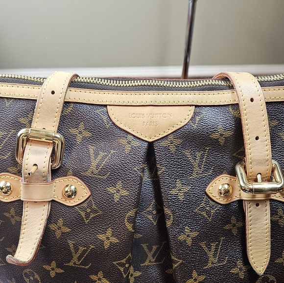 Auth Louis Vuitton Palermo Gm Large Size Monogram Brown Two Ways Shoulder Bag - Picture 9 of 13